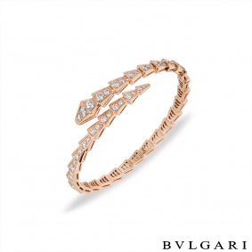 Bvlgari Rose Gold Diamond Serpenti Viper Bracelet 353793 Bvlgari Rose Gold Diamond Serpenti Viper Bracelet 353793